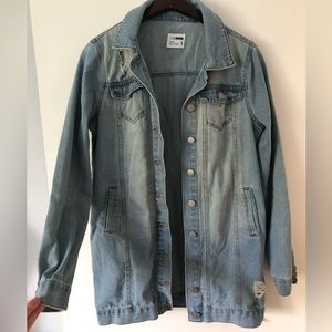Woman’s longer Jean Jacket